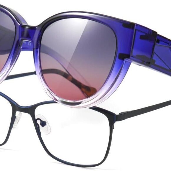 Accessories - Fit Over Glasses Sunglasses Women TR90 Frame Polarized UV400 Protection